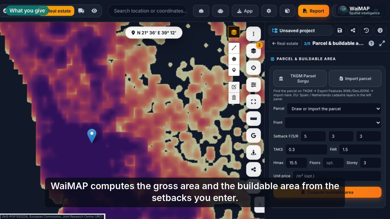 Poster: Real Estate Site Intelligence